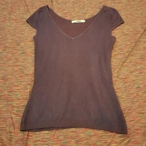 Club Monaco Lavender Short Sleeve Top